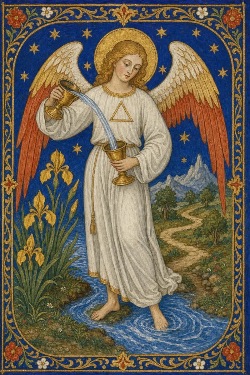 Temperance tarot card