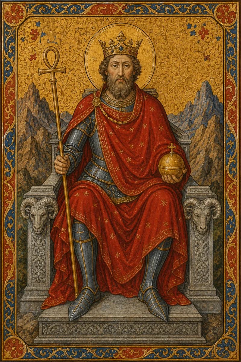 The Emperor tarot card
