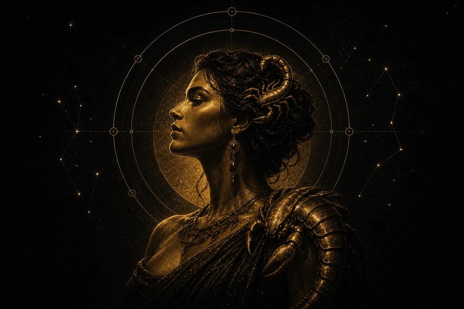 Scorpio portrait