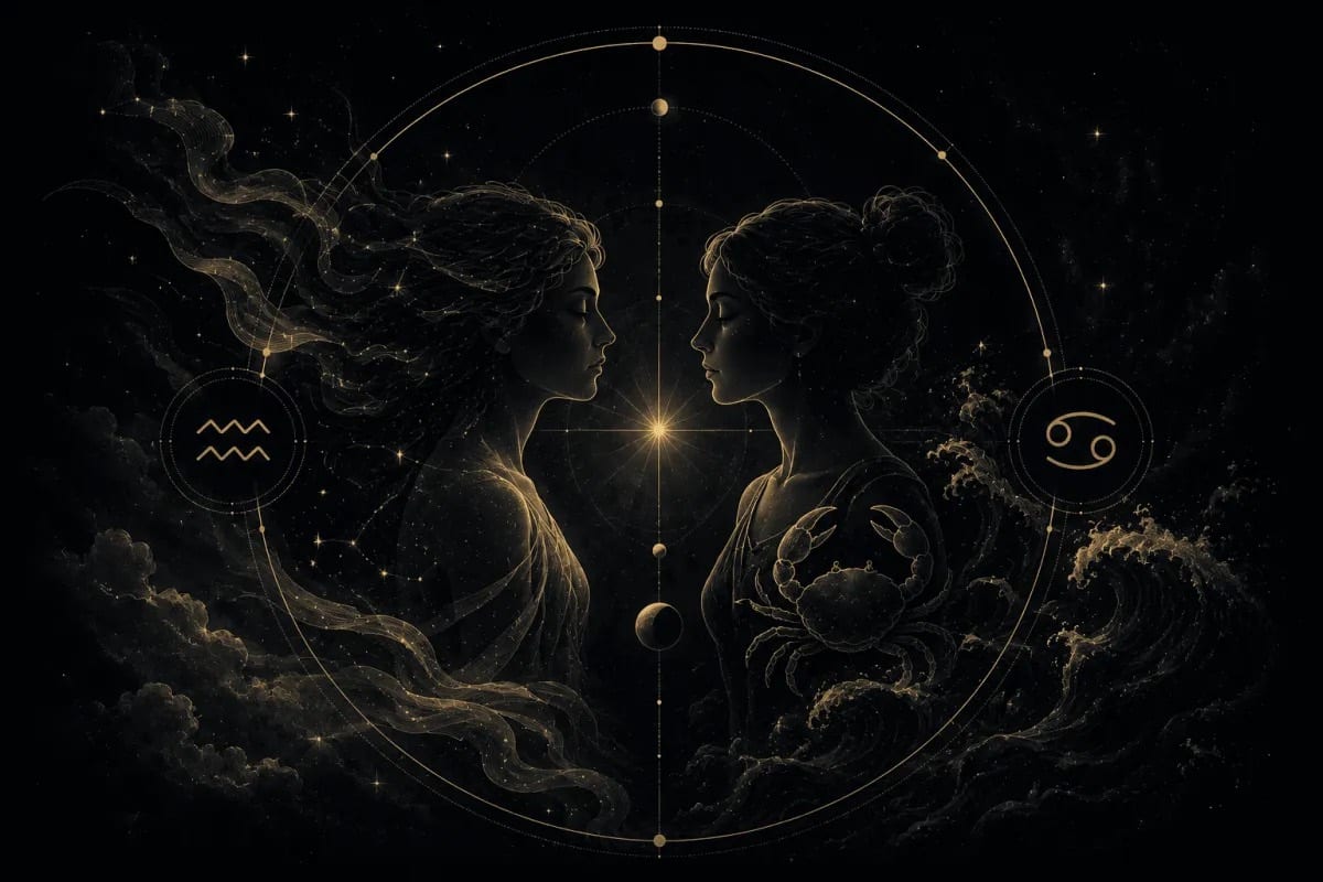Aquarius and Cancer compatibility
