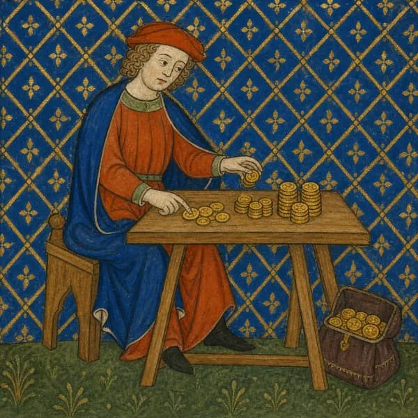 Illustration of the 2nd house: The House of Value