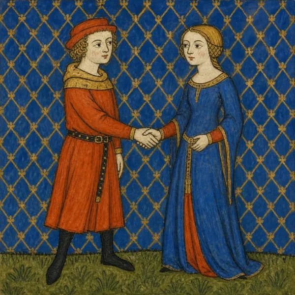 Illustration of the 7th house: The House of Partnership